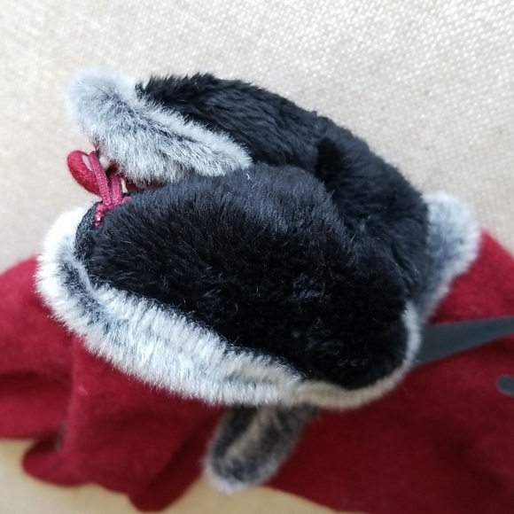 Wool Red Gloves - Picture 4 of 6